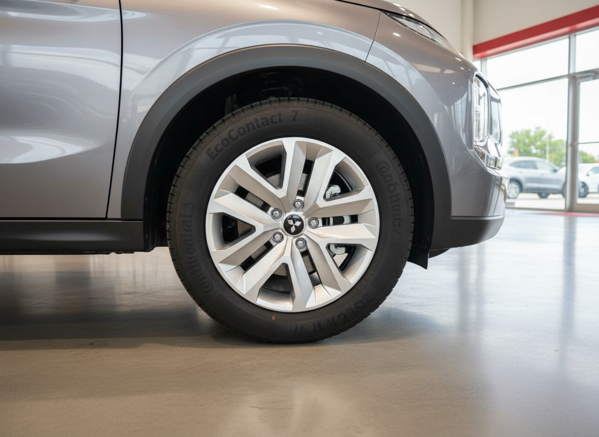 Mitsubishi SUV Felge mit Continental EcoContact 7 Reifen im Autohaus