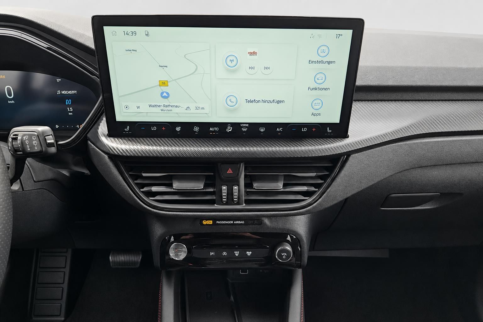 Ford Kuga Touchscreen Infotainment mit Navigation und Klimabedienung