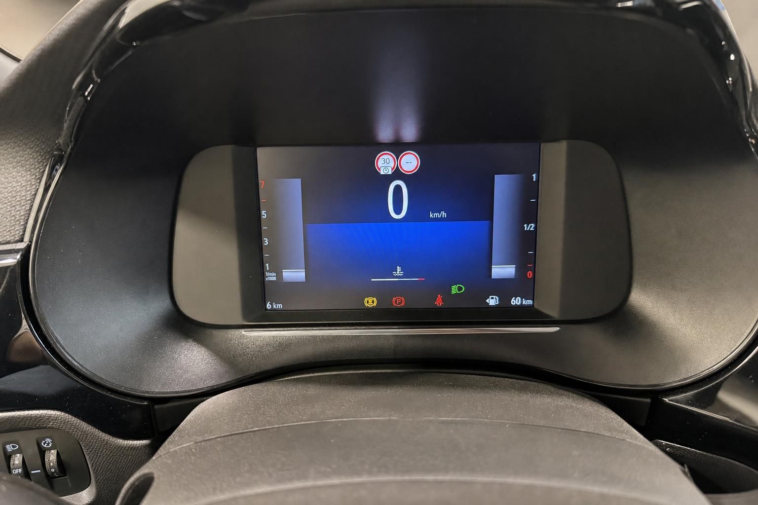 Digitales Kombiinstrument Opel Corsa mit Tacho und Fahrdaten