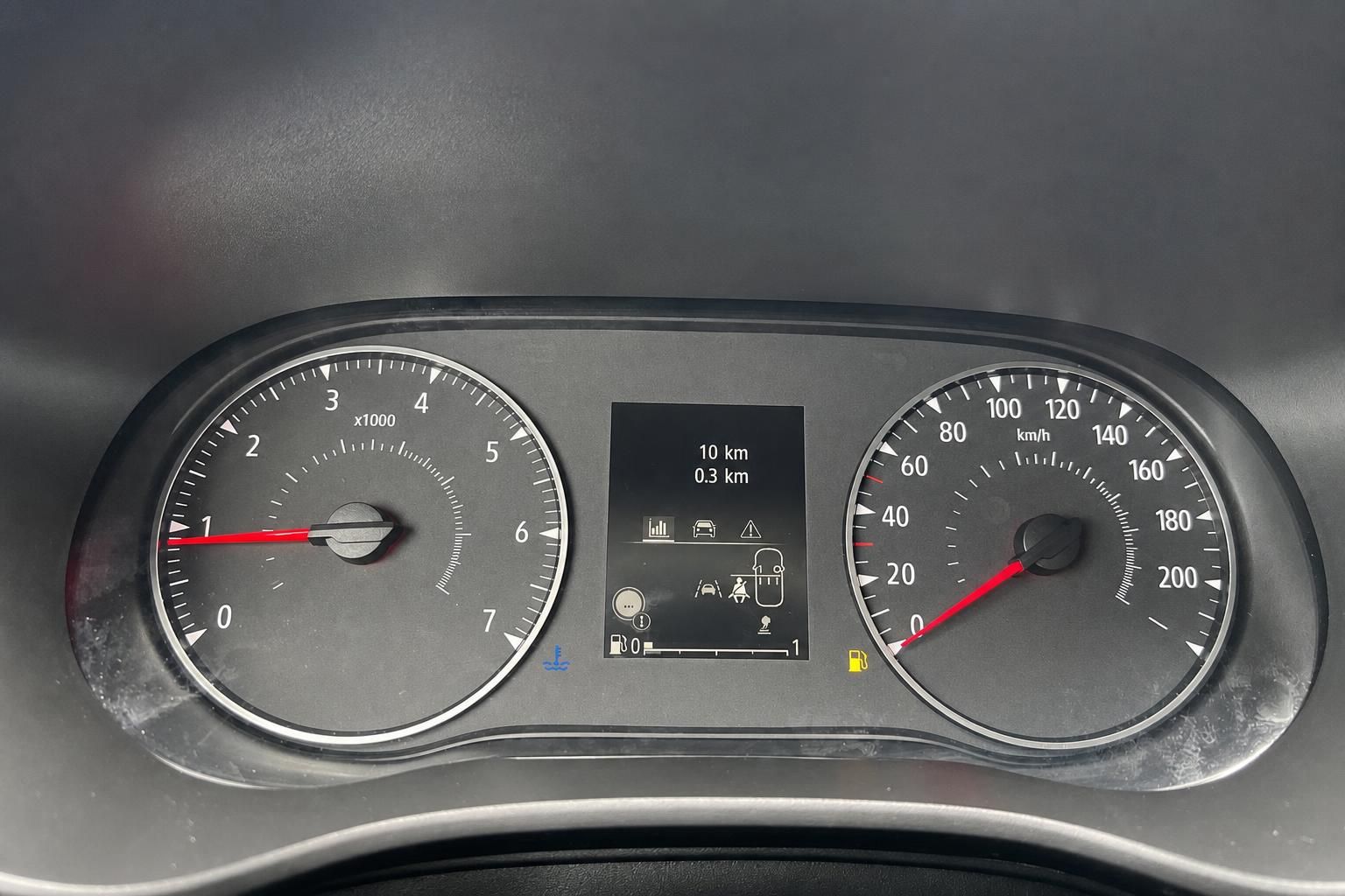 Fahrzeug Armaturenbrett mit Tachometer und Drehzahlmesser - Innenansicht Cockpit