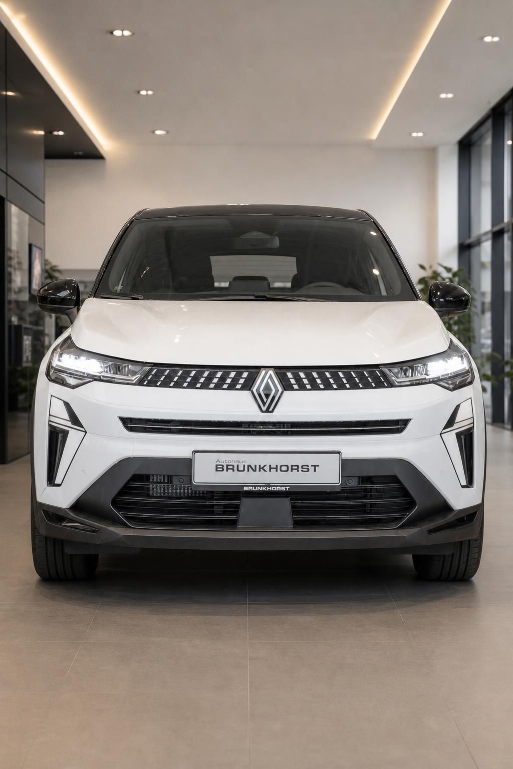 Renault SUV weiß Frontansicht bei Autohaus Brunkhorst