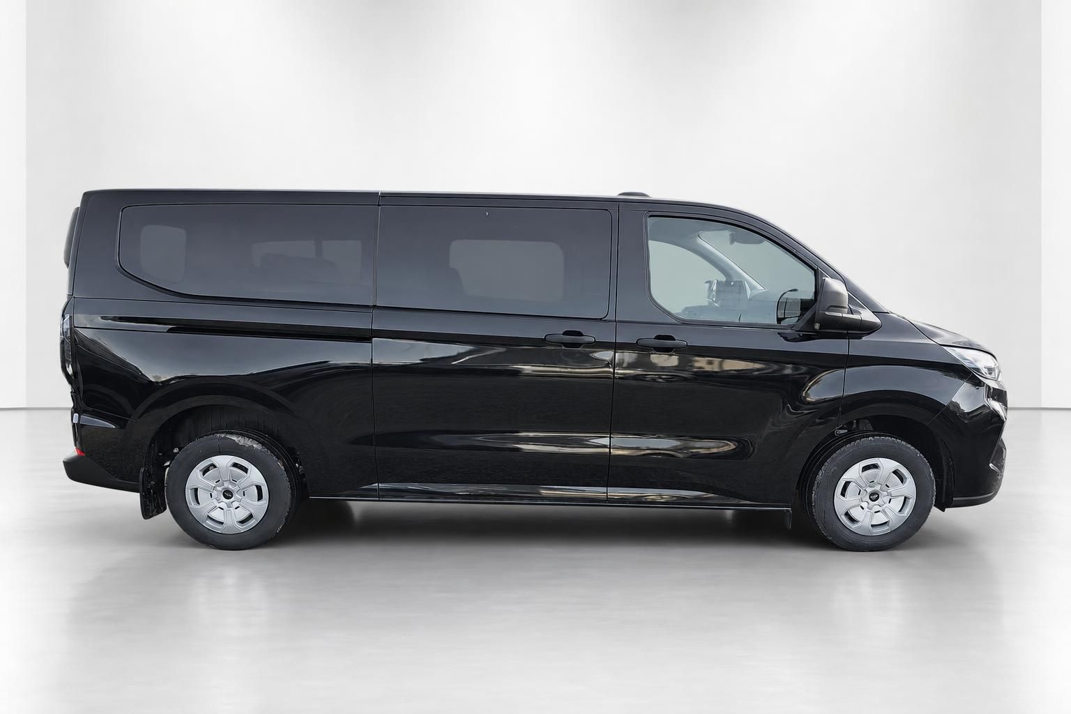 Ford Transit Custom schwarz Seitenansicht Kastenwagen