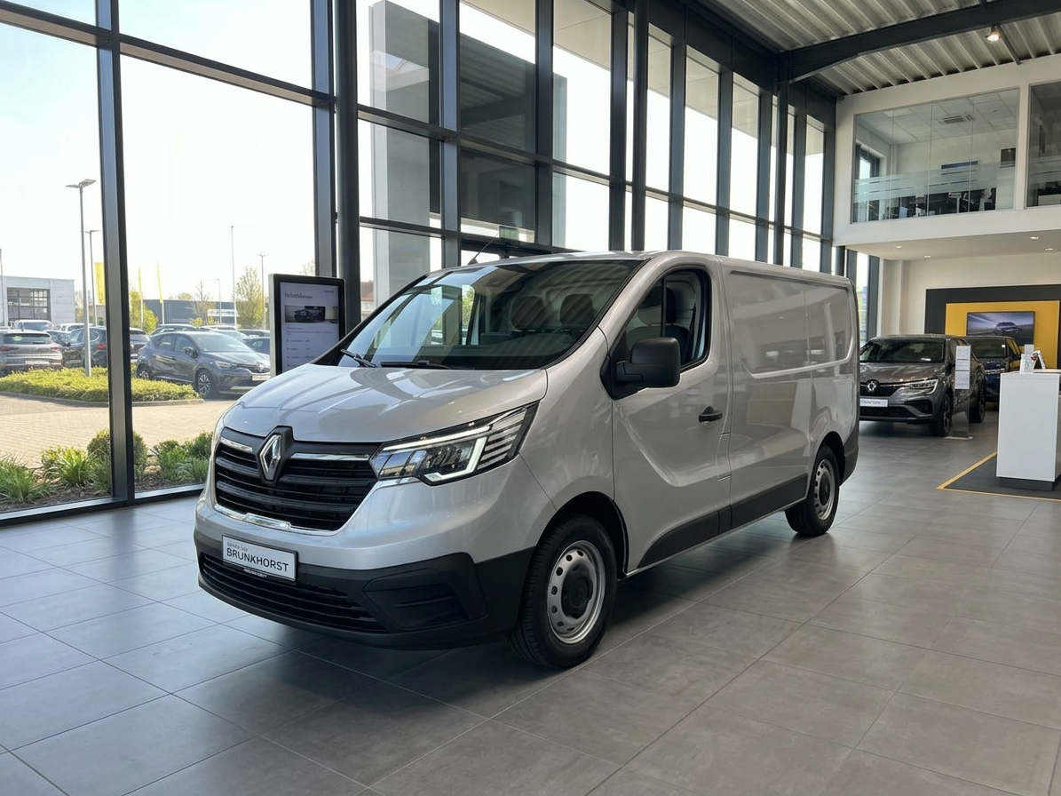 Renault Trafic Kastenwagen silber in Autohaus Brunkhorst Showroom